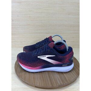 Brooks Ghost 16 Peacoat Raspberry Apricot Running Shoes Womens Size 7.5